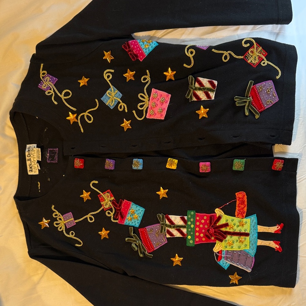 Jack B Quick Christmas Embroidered Women's Sweater